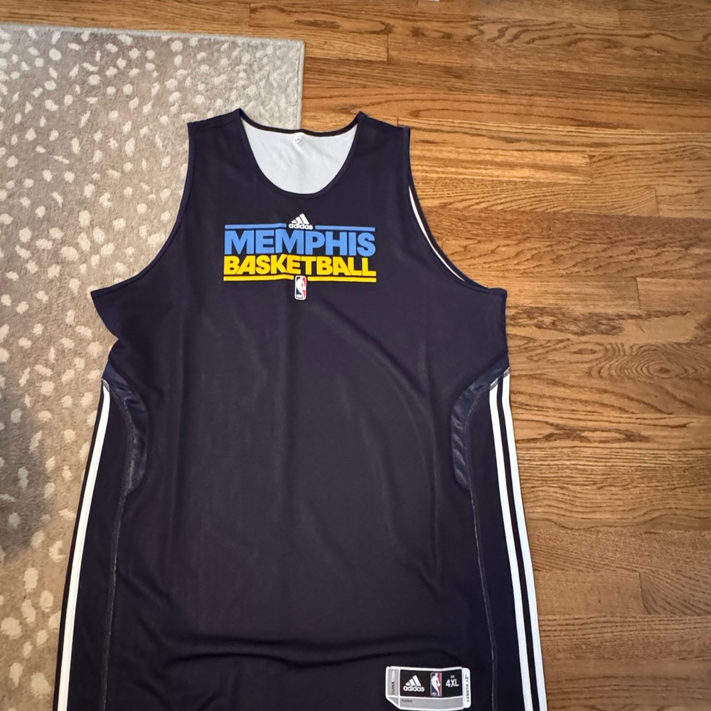 Adidas Memphis Basketball Jersey - Black